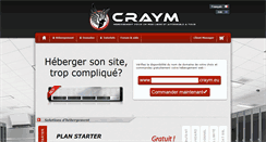 Desktop Screenshot of craym.eu